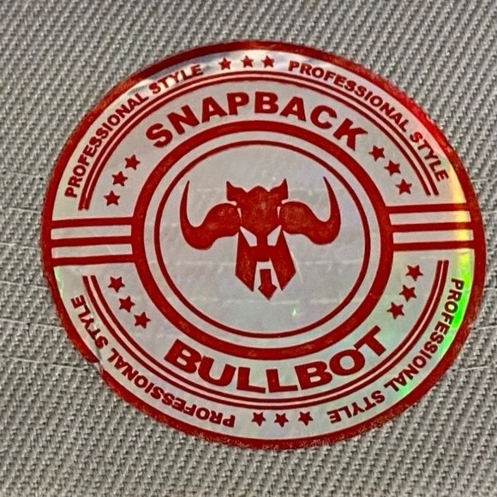 Compton Black Snapback Hat Cap Gray Bill by Bullbot